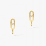 Messika - Move Uno Mini Hoop Earrings Yellow Gold